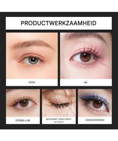 brooksnaji Waterproof Mascara Smudgeable eyelash makeup cosmetics Long lasting eyelash extension mascara For outdoors dates travel performances events commuting - Buy Online on GoSupps.com