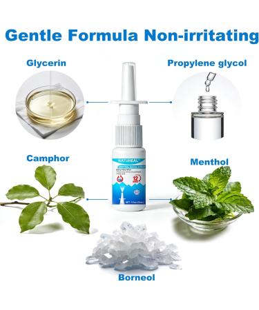 GIGAHEAL Nasal Decongestant Spray - Relieves Blocked Nose Headache & Sinus Pressure (30ml) - Buy Online on GoSupps.com