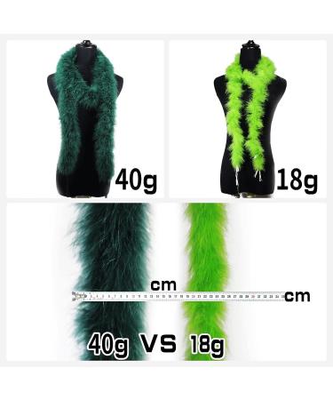 Z JONES 2.15 Yards 40g Blackish Green Marabou Feather Boa for Crafting & Costumes - Buy Online on GoSupps.com