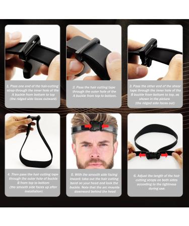 Hair Cutting Ridge & Edge Template - Curved Silicone Haircut Strap for Fast Easy DIY Haircuts - Ideal for Men's Hairstyles - Buy Online on GoSupps.com