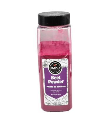 Simply Ingredient Premium Beet Root Powder Product of Germany 454 gram (1 lb.) Non-GMO