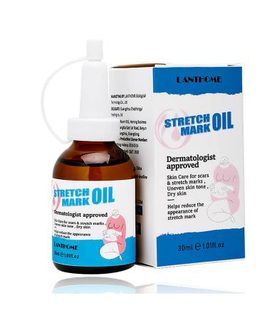 Stretch Mark Pregnancy Massage Oil Stretch Mark Oil Skincare Oil for Improve Stretchmarks Pregnancy Skin Care Fade Stretch Marks Body Moisturizer for Dry Skin First Time Mom Gift 30 ml