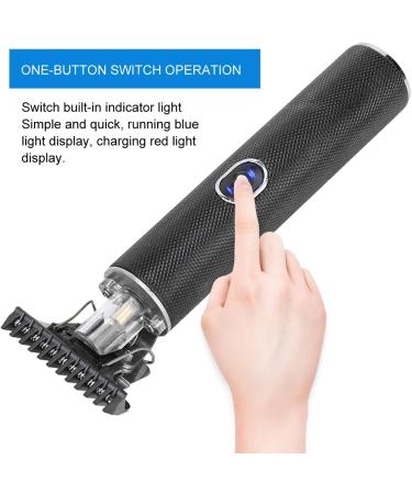 Professional T Blade Hair Cutter & Trimmer - Precision Beard Groomer | Perfect Gifts for Men (Black) - International Shipping Available - Buy Online on GoSupps.com