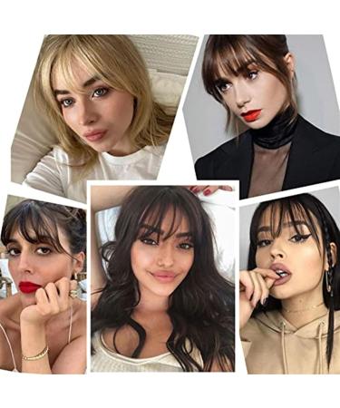 Bangs Hair Clip Clip in Bangs Extensions Wispy Bangs Fringe Hairpieces for Women Clip on Air Bangs Flat Neat Bangs Hair Extension for Daily Wear Hairpieces (Color : Hzong) - Buy Online on GoSupps.com