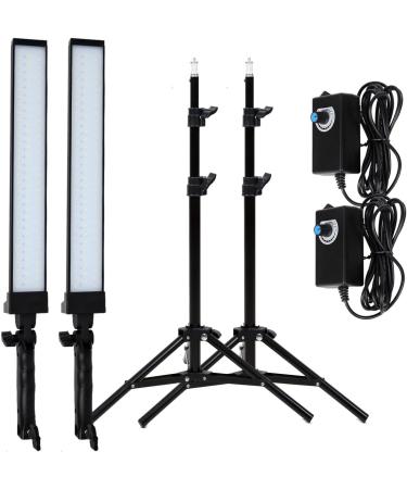 GSKAIWEN 180 LED Photography Studio Lighting Kit with Adjustable Stand - Professional Photographic Video Fill Light - Buy Online on GoSupps.com