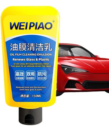 Windshield Cleaner - Waterproof Anti-Fog Glass Film Remover with Sponge Water Window Glass Film Removal Cream Cleaning Supplies for Bathroom Pochy Oil Film Cleanser - Buy Online on GoSupps.com