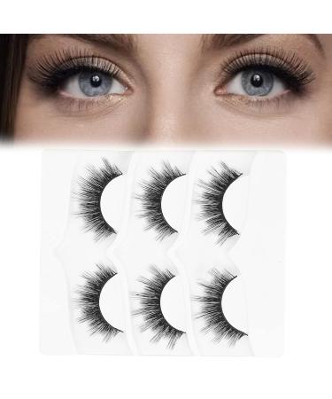 Thick Handmade Reusable False Eyelashes - 3 Pairs | Soft Lightweight & Perfect for All Makeup Styles - Buy Online on GoSupps.com