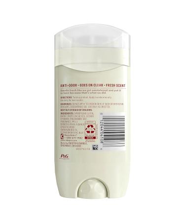 Old Spice Fresher Collection Invisible Solid Men's Deodorant Timber 3 Ounce Timber 3 Ounce (Pack of 1) - Buy Online on GoSupps.com