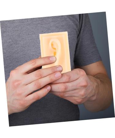 FOMIYES Silicone Ear Model for Teaching & Display | 1 Pair Hearing Aid Presentation Prop 9.5X6.5X4.5CM - International Shipping Available - Buy Online on GoSupps.com