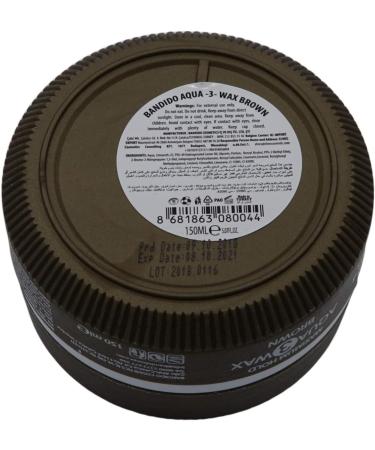 Bandido Aqua Hair Wax Nr.1-8 Pack of 3 pots of hair styling wax for men 150 ml - Buy Online on GoSupps.com