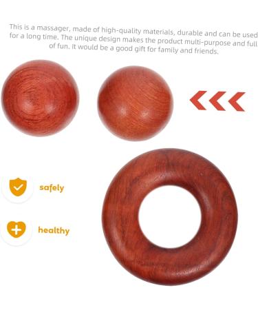 FOMIYES 8-Piece Wood Face Massage Roller Set | Portable Massage Tool for Fitness & Relaxation - Buy Online on GoSupps.com