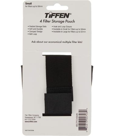 Tiffen Small Black Belt Style Filter Pouch for Filters Up to 58mm - Buy Online on GoSupps.com