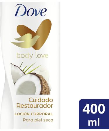  Dove Dove 100% Natural Coconut Oil & Almond Milk Repair Body Moisturizer for Dry Skin Pack of 3 x 400 ml Multi-Colour - Buy Online on GoSupps.com