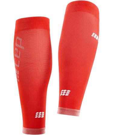 CEP Ultralight Compression Calf Sleeves for Men - 4 Lava/Light Grey - Buy Online on GoSupps.com