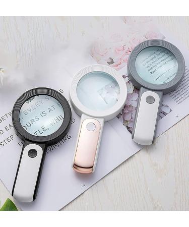 Magnifying Glass 18LED Lighting Magnifying Glass Magnifying Glass 30X Hand-held Large Magnifying Glass Magnifier - Buy Online on GoSupps.com