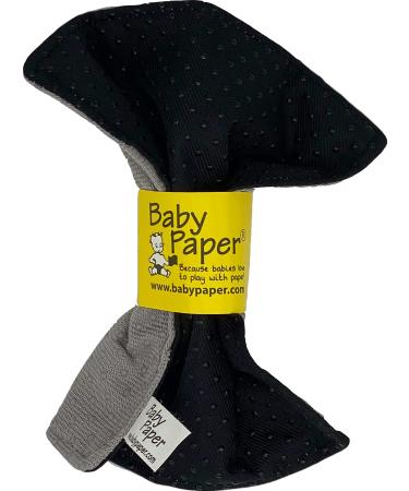 Baby Paper Textured Gray/Black Print Crinkle Toy | Sensory Toy for Babies  Toddlers  & Infants | Great Gift For Baby Showers