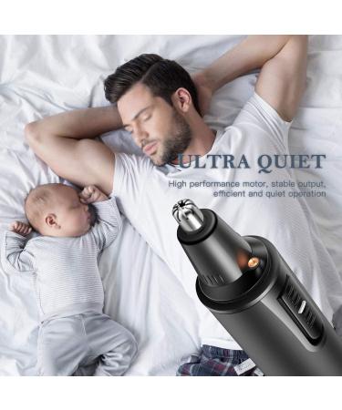Waterproof Nose Hair Trimmer & Ear Clipper - Cordless Child Lock Easy Clean Wet/Dry Trimming Tool - Buy Online on GoSupps.com