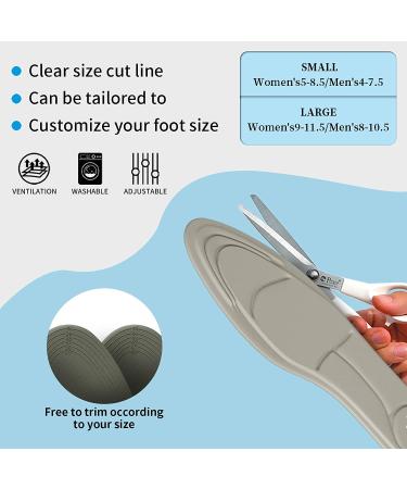 (3 Pairs) Women's Sponge Heel Insoles with Grips Inserts - High Heel Cushions for Loose Shoes and Pain Relief - Metatarsal & Arch Support - Fits Women 4.5-9.5 - Buy Online on GoSupps.com