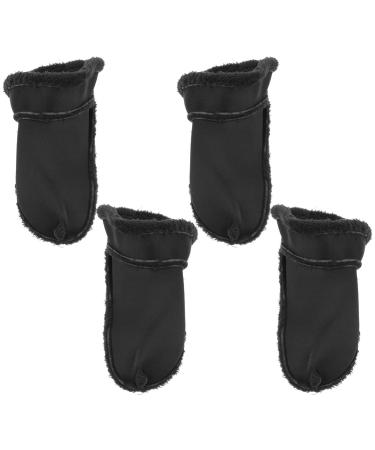 NOLITOY 2 Pairs Insoles for s Clogs Replacement Winter Fur Insert Shoe Liners Sole Warm Removable Furry Liners House Slippers Fleece for Outdoor Indoor 37-38 23.5X8.2CM Black