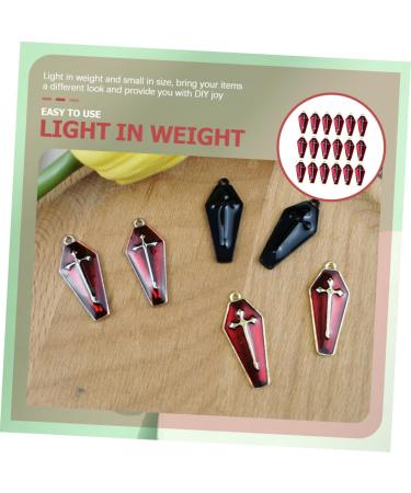 VILLCASE 120 Pcs Coffin Earrings Cross Necklaces Halloween Charm Enamel Coffin Pendant Vintage Coffin Beads Charms for Necklace Metal Coffin Charm Necklace Locket Alloy Bracelet Jewelry - Buy Online on GoSupps.com