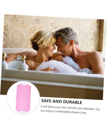 Beaupretty 1pc Pull Back Strip Bath Puff Loofah Back Cleaning Shower Strap Bath Loofahs Shower Scrub Body Powder Puff Bath Scrubber Bath Scrubber for Body Wash Towel Bath Supplies Bath Towel - Buy Online on GoSupps.com