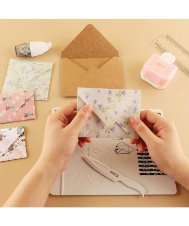 Mini 6.4x8.5 Multi-Purpose Scoring Board & Envelope Maker Set for Card Making and Crafts Projects - Buy Online on GoSupps.com