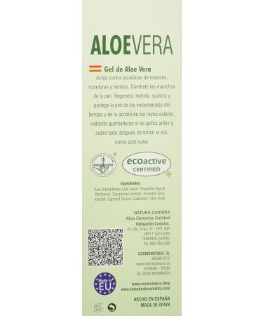 Natura Balear 30131 Aloe Vera Gel 250ml - Soothing Dermatological Skincare for All Skin Types - Shop Internationally - Buy Online on GoSupps.com