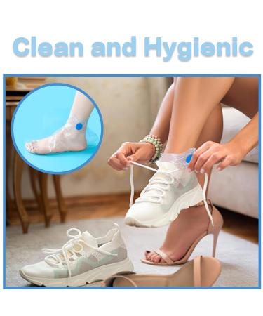 200pcs Clear Plastic Disposable Booties for Paraffin Bath - Foot Spa Wax Treatment Cover - Buy Online on GoSupps.com