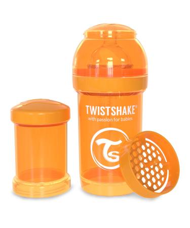 Twistshake Anti-Colic Baby Bottle 180ml - Orange | Premium Baby Bottle for International Shipping - Buy Online on GoSupps.com