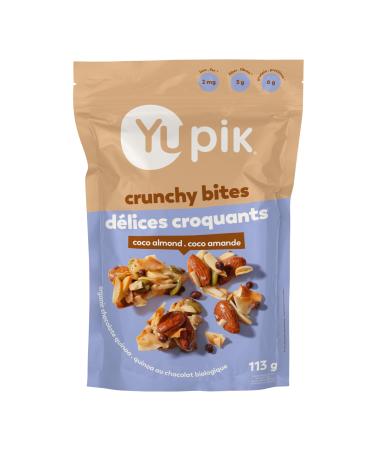 Yupik Coco Almond Crunchy Bites 113 g Gluten-Free Kosher Non-GMO Maple Glazed Snack Coconut Clusters with Almonds Chocolate Quinoa Puffs & Pumpkin Seeds Nutritious Healthy Snacks