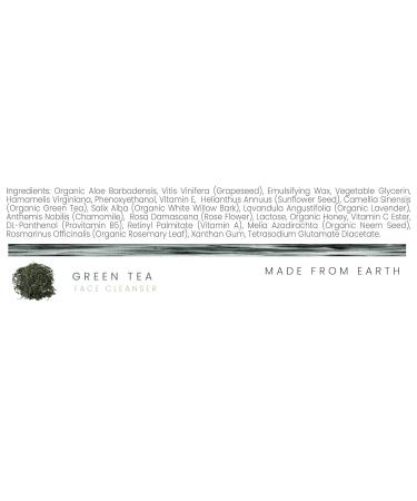 Green Tea Face Cleanser - Vitamin A C & Plant Proteins for All Skin Types | 8 oz - Shop Now - Buy Online on GoSupps.com