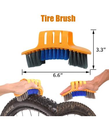 8PCS Bike Cleaning Tool Kit | Bike Chain Cleaner & Brush Set for Mountain, Road, City, Hybrid, BMX, Folding Bikes - Buy Online on GoSupps.com