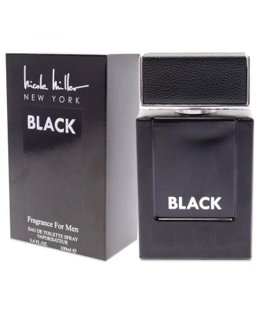 Nicole Miller Black Mens Eau De Toilette Spray 3.4 Oz - Buy Online on GoSupps.com