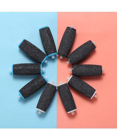 Amope Pedi Perfect Roller Refill Heads - 4 Extra Coarse, 3 Regular Coarse, 3 Gentle Smooth - Compatible with Electronic Callus Remover - 10 Pack - Buy Online on GoSupps.com