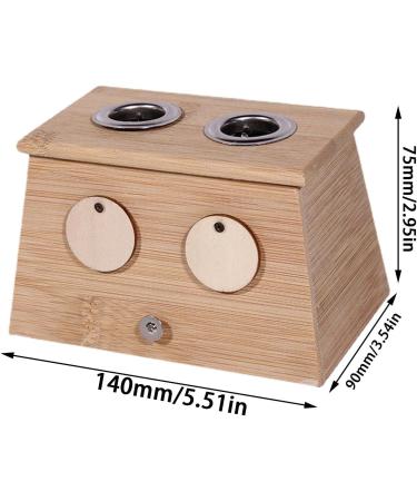 Moxa Box Anti-Burn Moxa Rollstock Holder | Multi-Hole Moxibustion Box for Relieving Fatigue - International Shipping Available - Buy Online on GoSupps.com