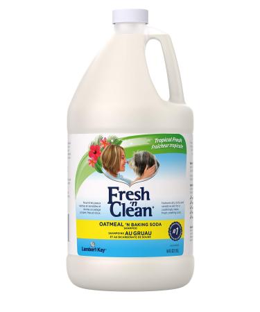 PetAg Fresh 'n Clean Oatmeal 'n Baking Soda Dog Shampoo - Tropical Fresh Scent - Strengthens, Repairs, & Protects Your Dog's Coat 64 oz.