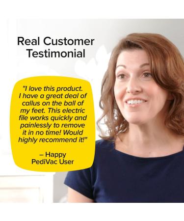 Pedi Vac by Ped Egg - Electric Callus Remover with Built-in Vacuum for Mess-Free Exfoliation - Buy Online on GoSupps.com