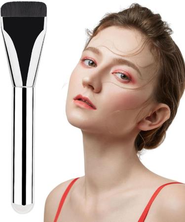 Liquid Foundation Brush The Face Flat Makeup Brush Foundation Brush - Makeup Foundation Brush Liquid Powder Brush Ultra Thin Makeup Brush Face Makeup Tool Copper tube rubber handle - Buy Online on GoSupps.com
