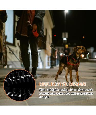 Complications-Free Dog Leash Set - 2 Elasticity Reflective Adjustable Leashes for Dogs | Healing Comfortable and Safe Dog Harnesses - Buy Online on GoSupps.com
