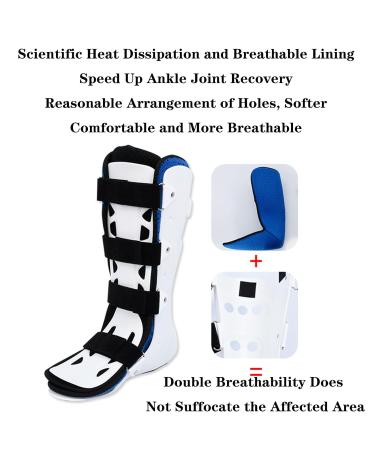 Ankle Support Brace | Breathable Orthosis for Injuries | Best Drop Foot Brace for Sprains & Breaks - Buy Online on GoSupps.com
