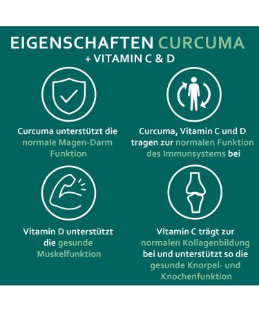 Abbey Nature & Science Curcuma - Premium Liquid Technology with Vitamin C & D - 185x Bioavailability - High-Dose Lab Tested - 90 Capsules - International Shipping - Buy Online on GoSupps.com