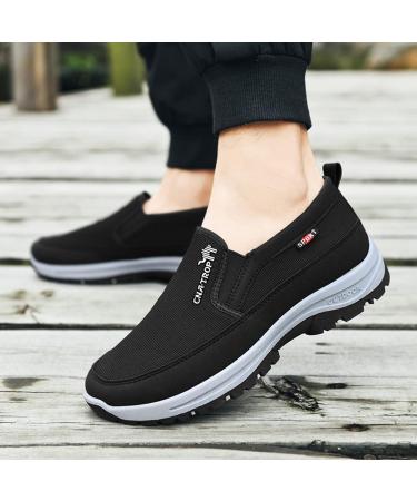Danlein Ztigerz Men's Orthopedic Travel Plimsolls Slip On - Black 10/46 - Buy Online on GoSupps.com