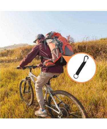 KongJies Paracord Carabiner 2 Pack - Durable Keychain for Camping Hiking & Bottles - Black & Military Green - Buy Online on GoSupps.com