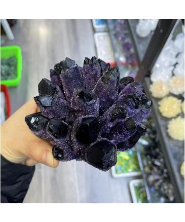 Natural Crystal Rough Crystals 1pc Natural Rare Purple Quartz Crystal Cluster - Buy Online on GoSupps.com