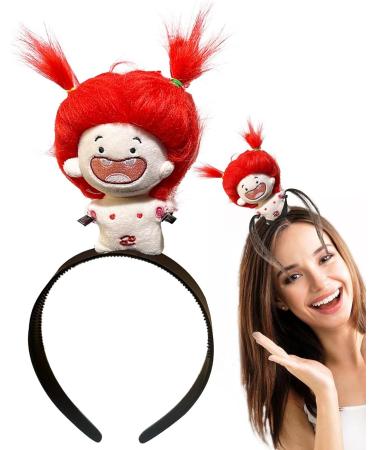 Doll Hair Hoop | Cartoon Plush Hairband Doll Headband | Plush Doll Headdress Hair Ornament for Girls Kids Children Cancer - Buy Online on GoSupps.com