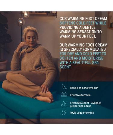 CCS Warming Foot Cream 150ml - Moisturize and Soften Dry Skin with Warming Sensation - Buy Online on GoSupps.com