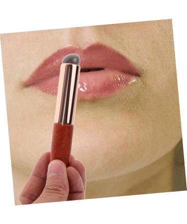 FOMIYES Silicone Lip Brush Lipstick Lip Brush Wand Plastic Lip Makeup Brush Concealer Brush Wand Lip Applicator Women Makeup Tool Makeup Tools Plastic Makeup Brush Lip Gloss Brush Wooden 10.00X1.50X1.50CM Brown - Buy Online on GoSupps.com