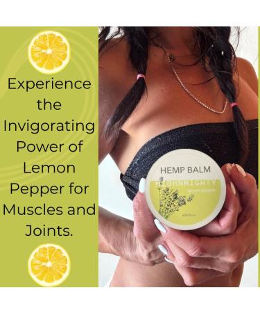 Highnmighty Maximum Strength Lemon Pepper Hemp Balm Salve | Daytime Relief Relaxing Natural Fast-Acting Topical Cream for Muscle Joint Back Knee Shoulder Neck Elbow Hand Foot Relief 60ml (2oz) - Buy Online on GoSupps.com
