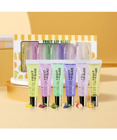  Tyinerc Nourishing Lip Oil | 6X Fruit-Scented Moisturizing Lip Gloss - On-the-Go Moisturizing Treatment for Business and School Trips - Buy Online on GoSupps.com