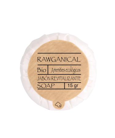 INTERCABO Pack of 50 round soaps 15g each - Made in Spain perfect for personal hygiene travel and hotels with skin-friendly ingredients and an advanced formula